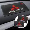 For Mitsubishi ASX Lancer Ex Galant Grandi Ecolis Competition Car Logo Non Slip Mat Auto Dashboard Sticky PVC Pad Accessories