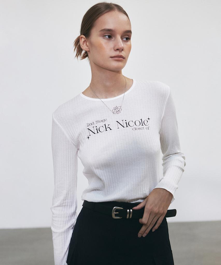 Nigaennikol Nicole Closet Ls Топ_Слоновая кость