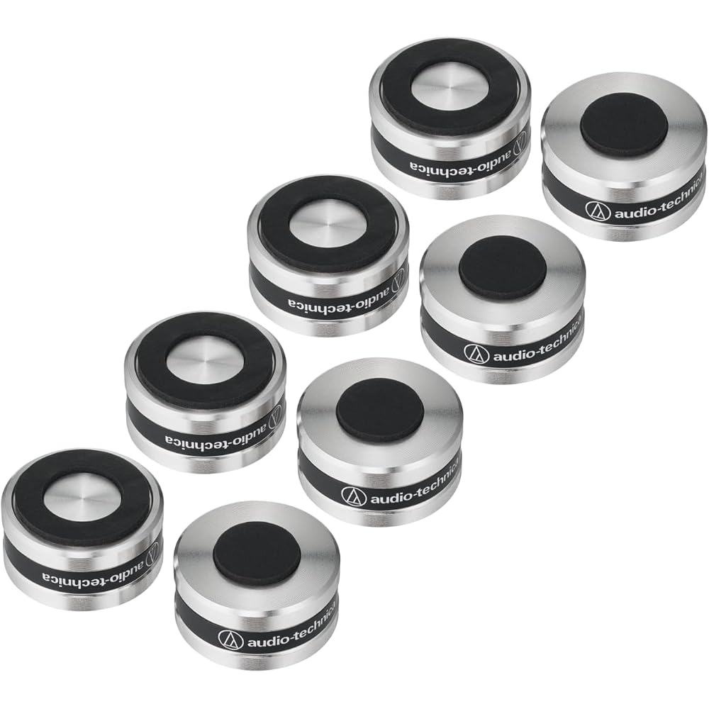 Audio-Technica AT6098a Insulator Speaker Spike Set of 4 Durable Metal Design