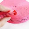 10/20/40M Meetee 25mm Nylon Tubular Webbing Tapes Double-layer Reflective Band for Sewing Bag Strap Dog Leash Accessories