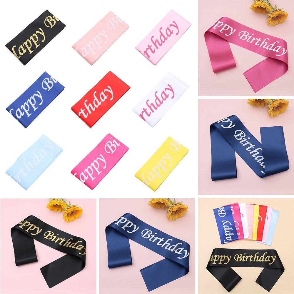 for girls Bachelor Birthday party Happy Birthday Sash Etiquette belt Party Favors Party Decoration