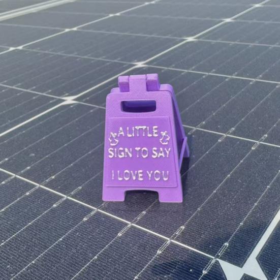 Я Люблю Тебя Настольная Табличка Маленькая Табличка, чтобы Сказать Я Люблю Тебя Мини-Пластинка Украшение Настольная Табличка, Напечатанная на 3D-принтере Украшение для Пасхальной Вечеринки Дома Стола