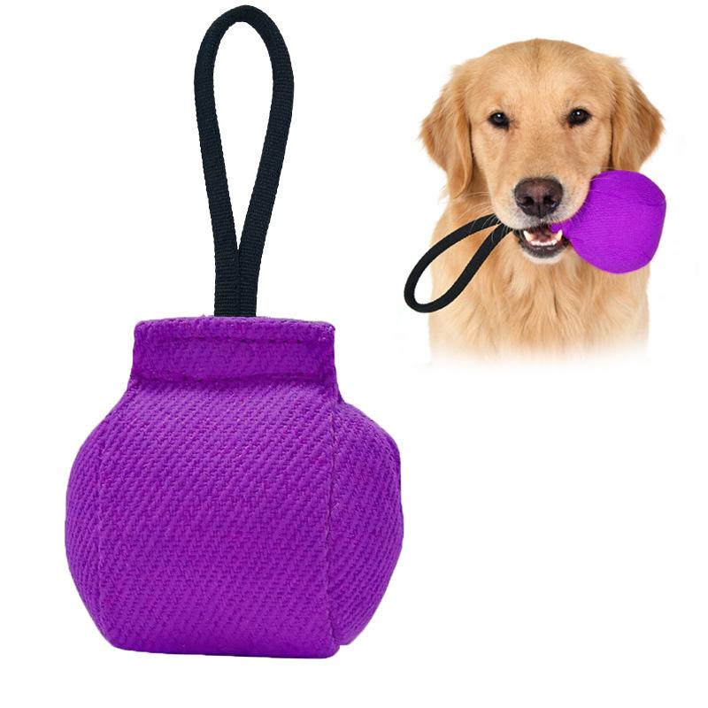 Interactive Tear-resistant Bags for Small and Medium-sized Dogs, Pet Tug-of-war Toys, and Teething Training Toys for Throwing