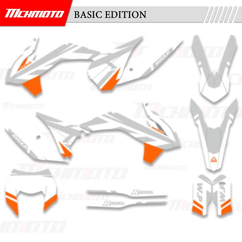 MCHMFG Для KTM SX SXF XC XCF 2013 2014 2015 EXC XCW 2014 2015 2016 Графика Наклейки Комплекты Номер Имя Фон