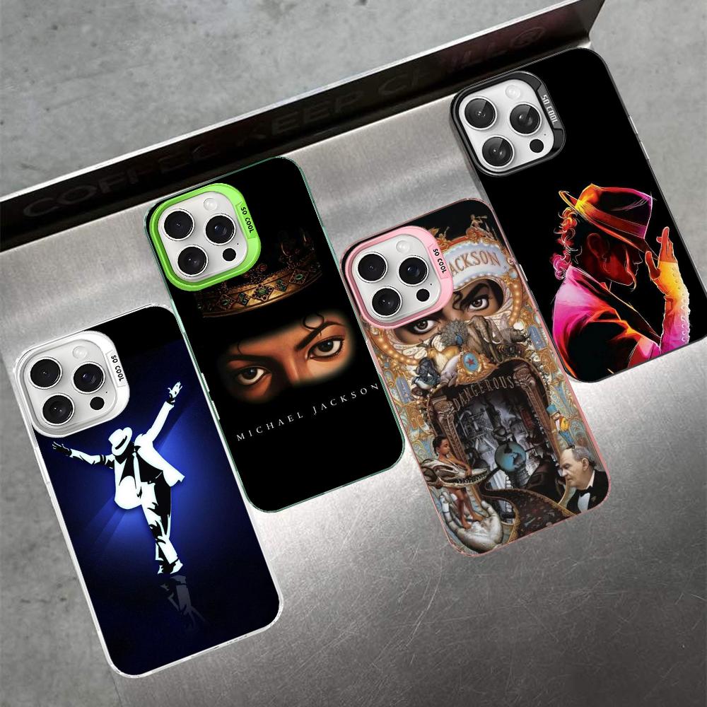 Чехол для телефона Майкл Джексон Горячий певец Для IPhone 16 15 14 13 12 11 Pro Max X XR XSMAX 8 7 Plus Матовый Ударопрочный Задняя крышка
