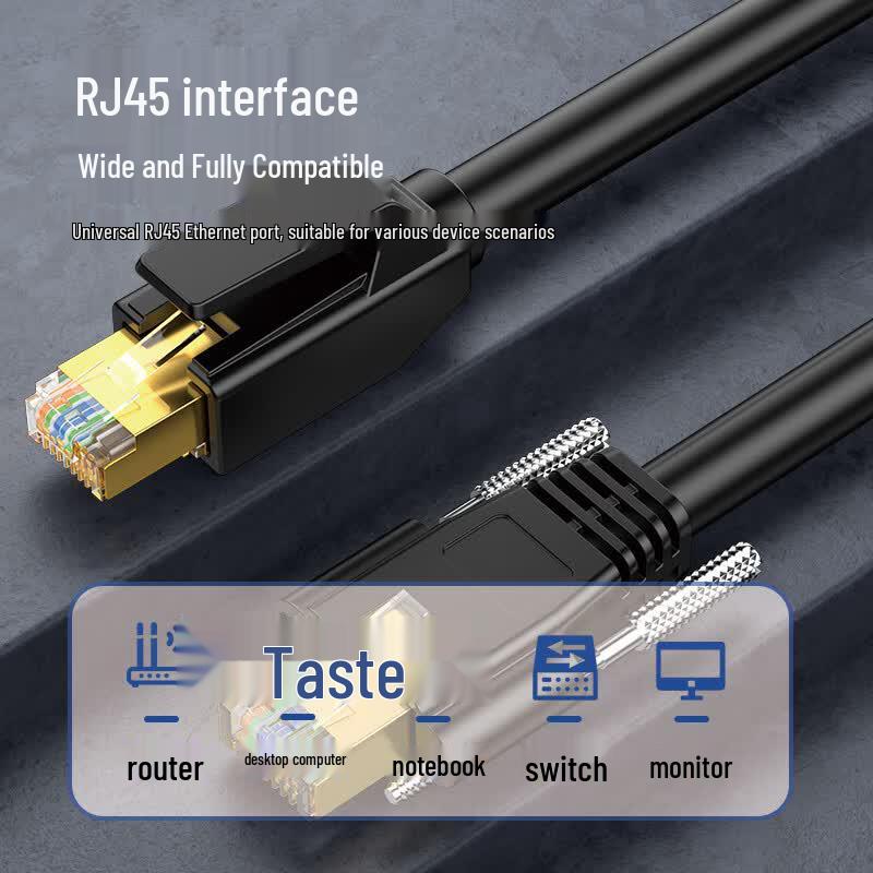 High-Flex Gigabit Industrial Ethernet Cable with Screw-Lock RJ45