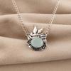 Камень Аква Халцедон Серебро 925 Женская Подвеска 0.5" Подарок на День Рождения Жене CP-43-20