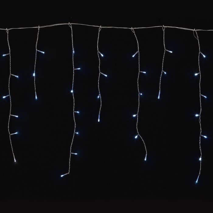 Guirlande Glacon solaire bleu 70 LED - Essentiel - Adulte