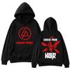 Стритвир Худи LinkinPark Харадзюку Пуловер Популярная Музыка Свитшот Подарок для Фанатов Худи Мужские Повседневные YK2 Оверсайз Топы
