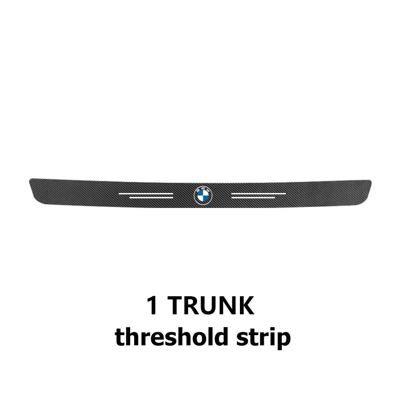 PEXW2 Car Door Sill Anti Collision Protect Strip Carbon Fiber Sticker For BMW M Performance Alpina M3 M5 M6 X1 X3 X4 X5 G20