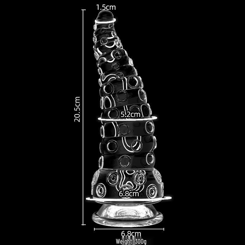 Присоска-щупальце осьминога для анального использования с кольцом с бусинами - Эротическая игрушка для женщин