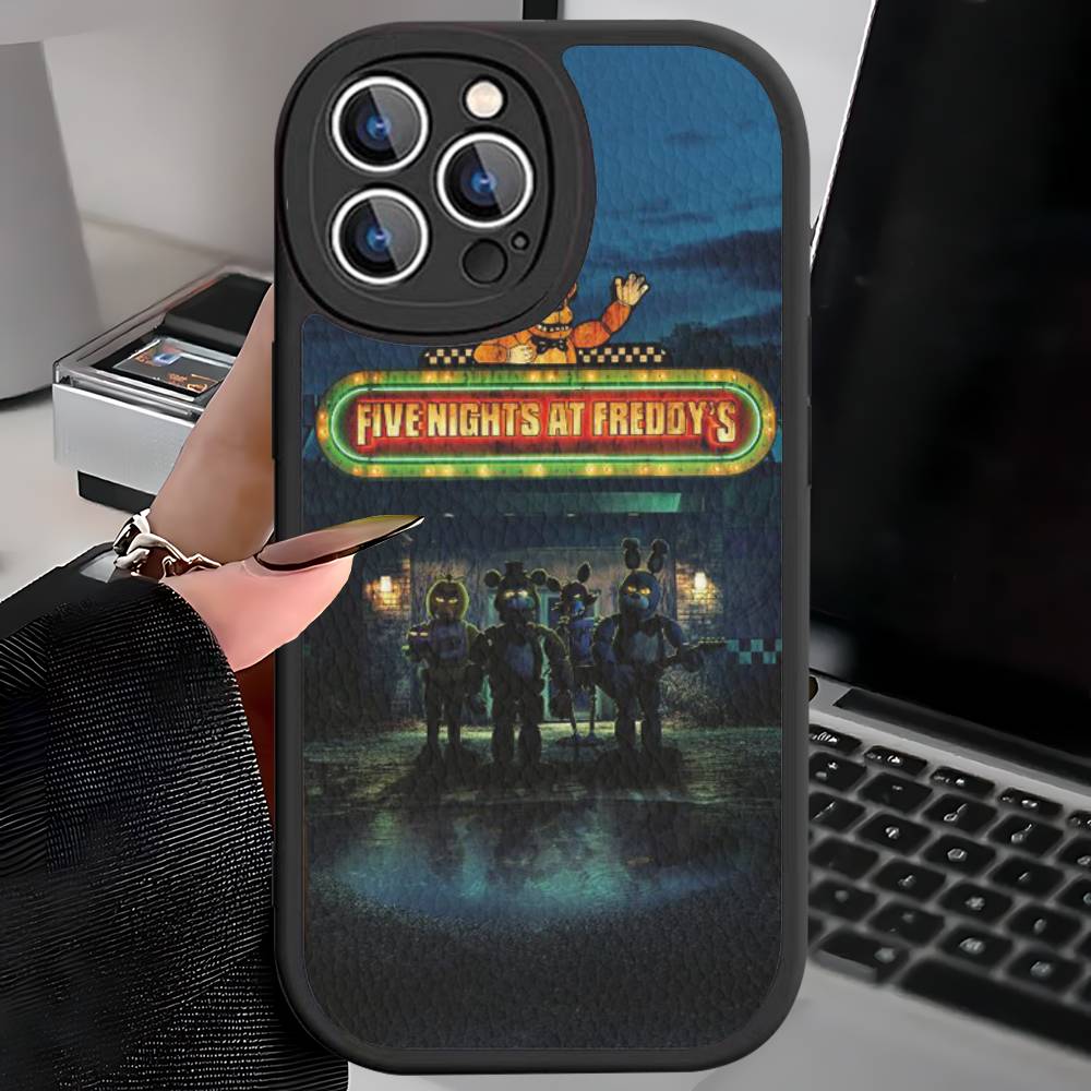 Кожаный чехол для телефона F-FNAF Five-nights-At-Freddys для iPhone 15 14 13 Pro Max 12 11 16 Plus Чехол для телефона
