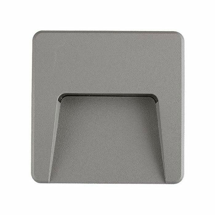 Applique murale carré LED 3W IP65 Dim. 120x120mm