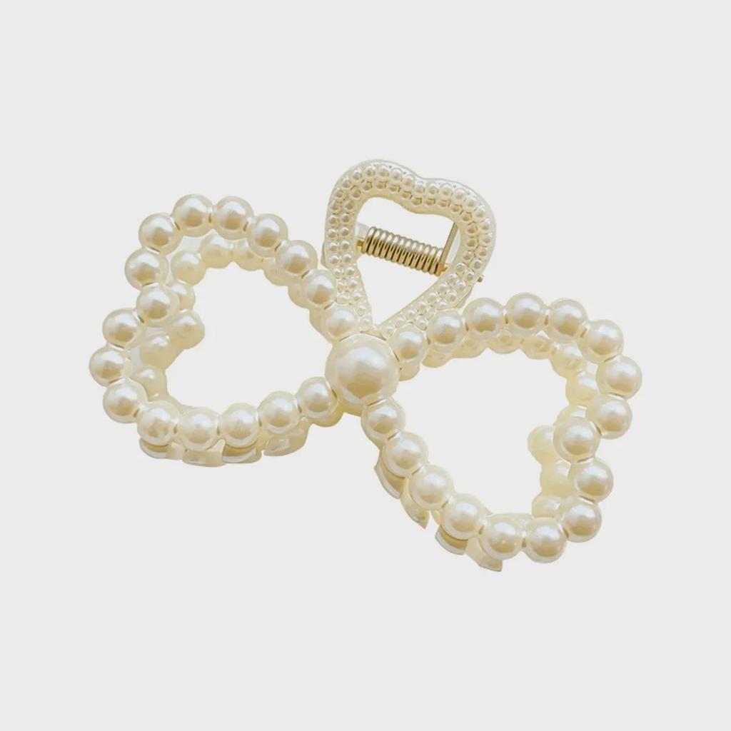 Элегантная заколка для волос с жемчужинами - корейская модная шпилька и аксессуар для головного убора