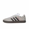 Adidas Vl Court Classic Light Cloud Edge, Shopping Bag Included Breathable Low top Skateboard Shoes Unisex Silver Blue JS3003(Team920-BOX2)