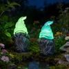 3 Pcs Gnome Garden Hear See Speak Stakes Resin Miniature No Evil Gnome