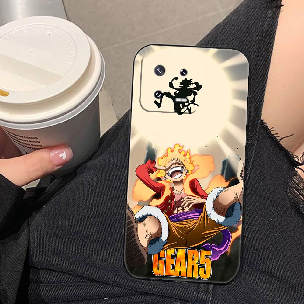 Чехол для телефона One Piece Gear 5 Luffy для Xiaomi 15 15T 14 14T 13 12T 11 11T POCO F8 F7 F6 F5 X7 X5 M6 M7 PRO Ultra DIY Чехол
