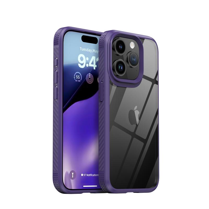 Прозрачный противоударный чехол для iPhone15pro 15promax Подходит для чехлов для телефонов Apple 15