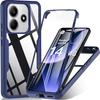 Coque De Protection - E.F.CONNECTION - Pour Xiaomi Redmi Note 14 4G - TPU Souple - PC Rigide - Bleu Marine