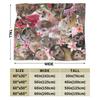 Funny Monkey Cartoon Blanket Warm Cozy Fluffy  Throw Blankets for Sofa 50x60 Inch Multiple Sizes Quilt