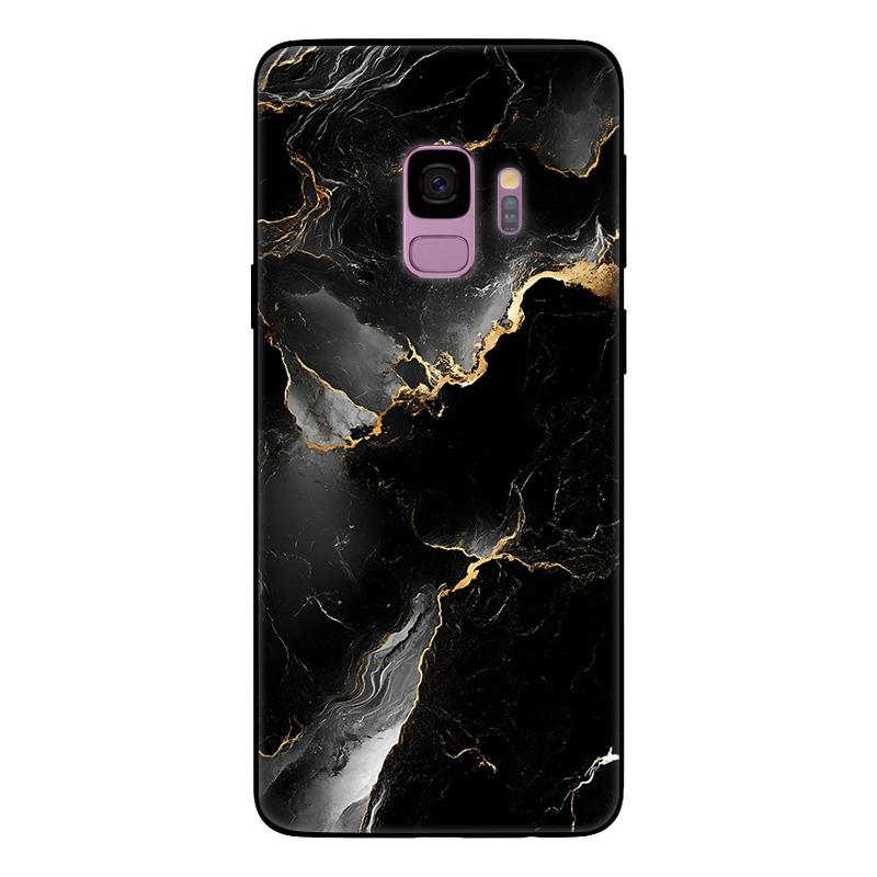 Чехол для Samsung Galaxy S9 Plus SM-G965F G965 S9Plus Мраморный Рисунок Мягкий Матовый Силиконовый Задний Чехол для Samsung S9 S9+ Полный Чехол
