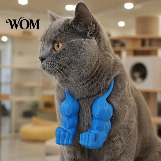 Cat Birthday Party Supplies Muscle Arms, Hilarious 3D Printed Muscular Pet Costume Accessories for Pets Shoulder Attachment Feline Cosplay, Fun Photo