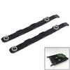 1Pair New Black Chassis Hard Drive Mounting Plastic Rails For Cooler Master