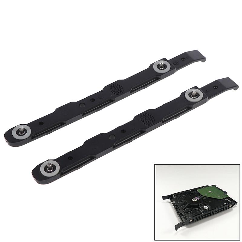 1Pair New Black Chassis Hard Drive Mounting Plastic Rails For Cooler Master