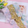 6cm Rose Lace Applique Chiffon Trim Ribbon New Fabric Sewing Craft  Costume Headdress