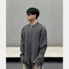 2024 Осень и зима Новый кардиган свитер ретро повседневный ленивый стиль вязаный свитер мужской однотонный пиджак