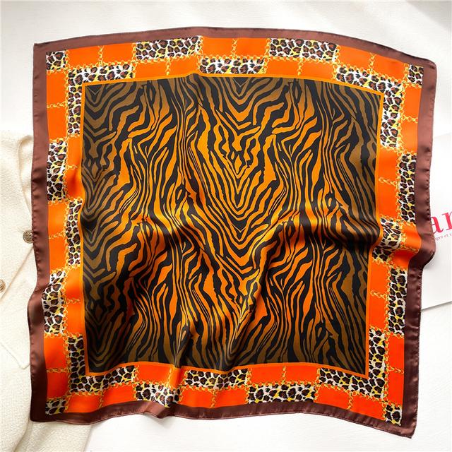 Шелковый квадратный шарф для женщин, шейный платок, женские повязки для волос, ленточная повязка на голову, роскошная шаль, атласный хиджаб, модные накидки, бандана