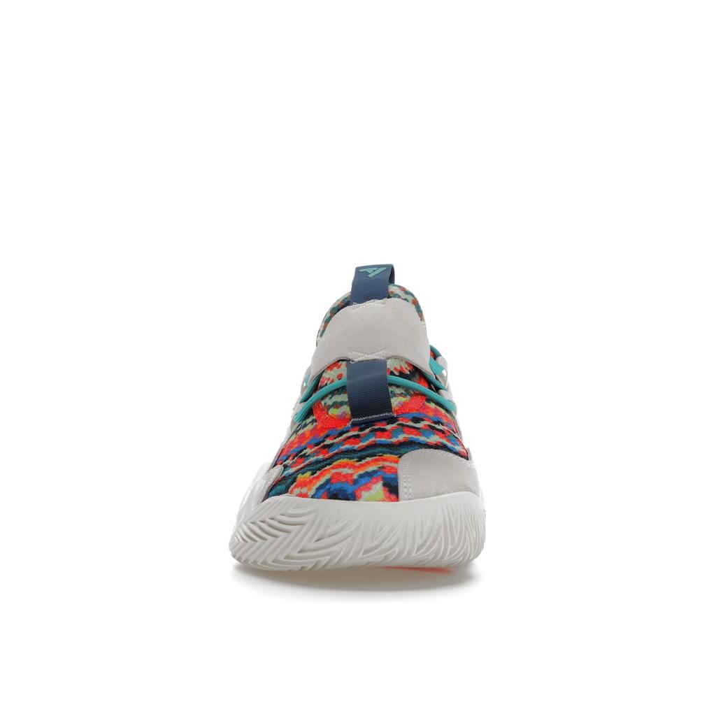 Adidas Кроссовки Trae Young 1 Tie-Dye Unisex, разноцветные, мелово-белые, мятно-лиловые GY0295