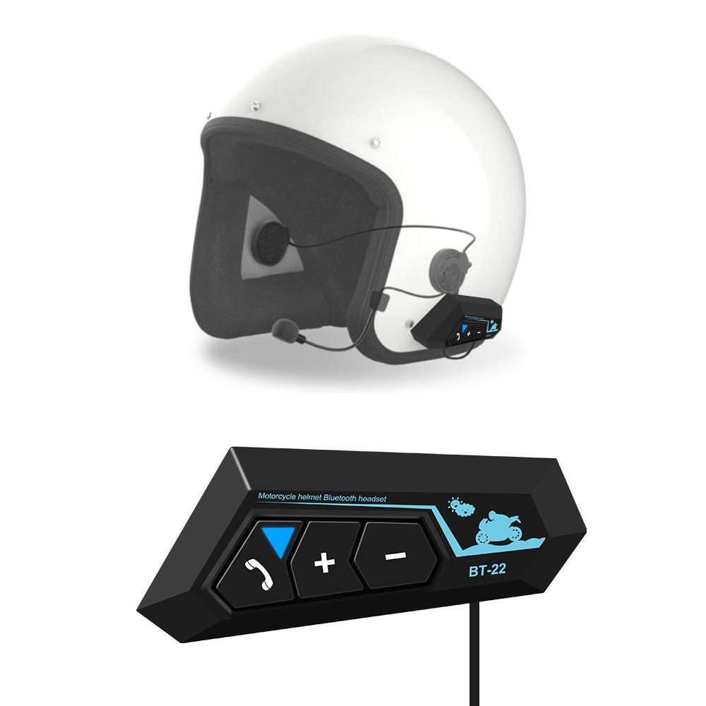 Шлем Bluetooth-гарнитура EDR Стерео Беспроводная громкая связь Интеллектуальный голос Перезаряжаемый Выносливость Водонепроницаемый с микрофоном для мотоцикла Велоспорт