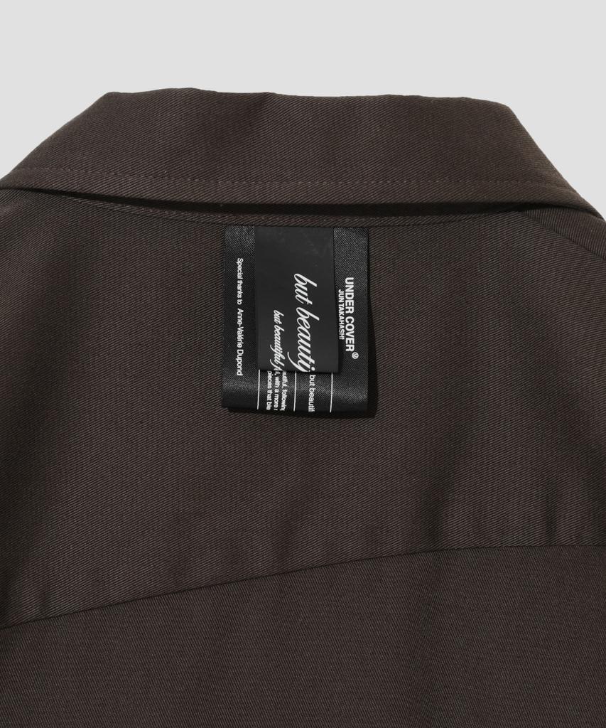 DICKIES X Undercover Long Sleeve Work Shirt Dark Brown