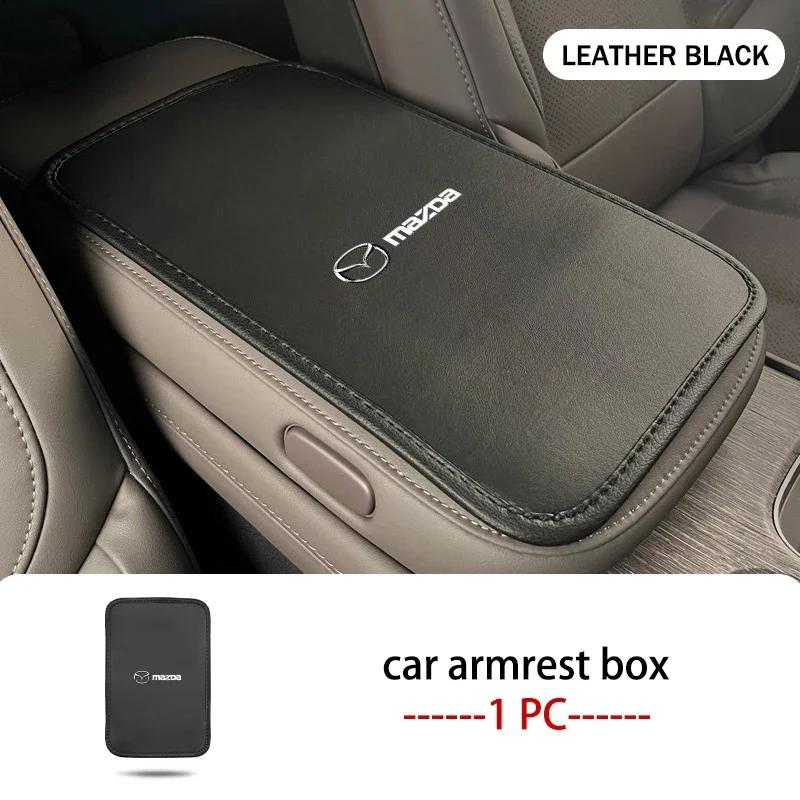 2025 Hot Car Armrest Box Protector Pad Central Console Cushion Cover For Mazda Atenza Demio CX3 CX5 CX7 CX30 MX3 MX5 Speed MPE M
