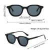 Hip-Hop Oval Sunglasses Simple Versatile Sun Glasses Trendy UV Protection Shades  for Men and Women