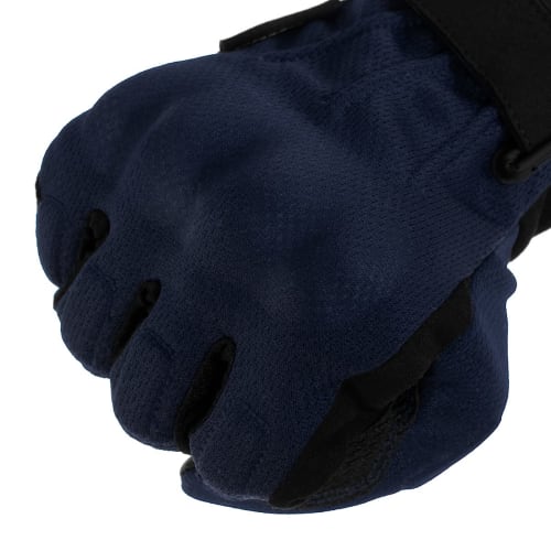 Komine GK-2493 Protective Vintage Mesh Gloves for Motorcycles Navy S