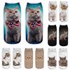 Cute Casual Cotton Socks 3D Printing Medium Socks Cartoon Socks Sports Socks