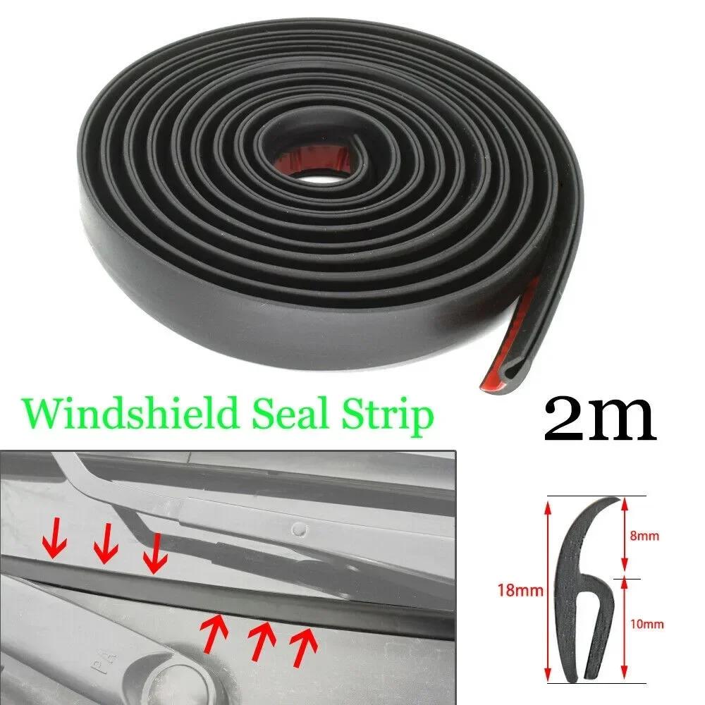 6.5ft Car Front Windshield Seal Rubber Rear Window Seal Strips Sunroof Seal Strip Decorate Molding Seals For BMW E46 E60 E90
