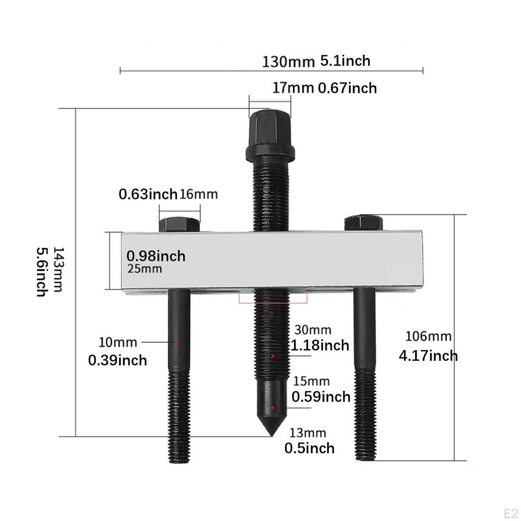 Съемник шкива коленчатого вала, подшипник, легкий портативный многоцелевой разветвитель