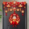Red New Year Hanging Ornaments Paper Chinese Lucky Ornament  Living Room