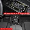 For Mazda CX50 CX-50  2024 ABS black carbonfiber center conlose Gear Shift Panel letter Cover sticker interior accessories