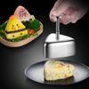 Stainless Steel Rice Ball Mold Sushi Maker Press Maker Sushi Triangle Mould Japanese Onigiri Rice Ball Bento Gadget Machine Kitchen Accessories Tool