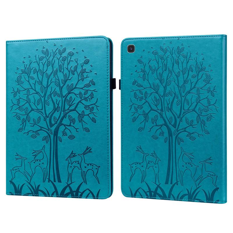 Tablet Case For Samsung Tab S5E Case Cover T720 10 5 Cute Flower Tree Embossed Soft TPU Silicone Back Cover For Funda Galaxy Tab S5e Case
