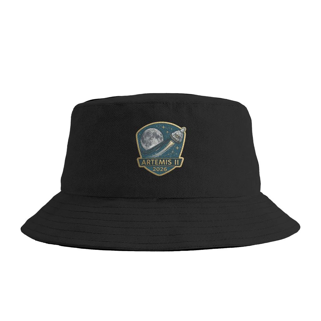 artemis ii () Bucket Hat Hip Hop FisherUnisex Caps Foldable Fishing Sun Hats For Unisex Women Korean Custom DIY Cap