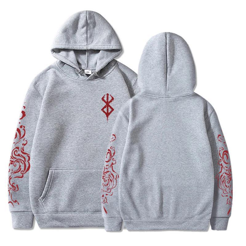 Anime Berserk Acid Hoodies Printed Men Hoodies