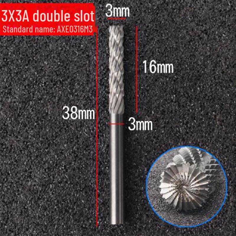 6mm Handle Tungsten Steel Grinding Head Carbide Rotary File for Polishing and Milling