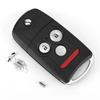 3+1 Button Car Keyless Remote Flip Key Fob Case Cover Shell Fit for Acura TL