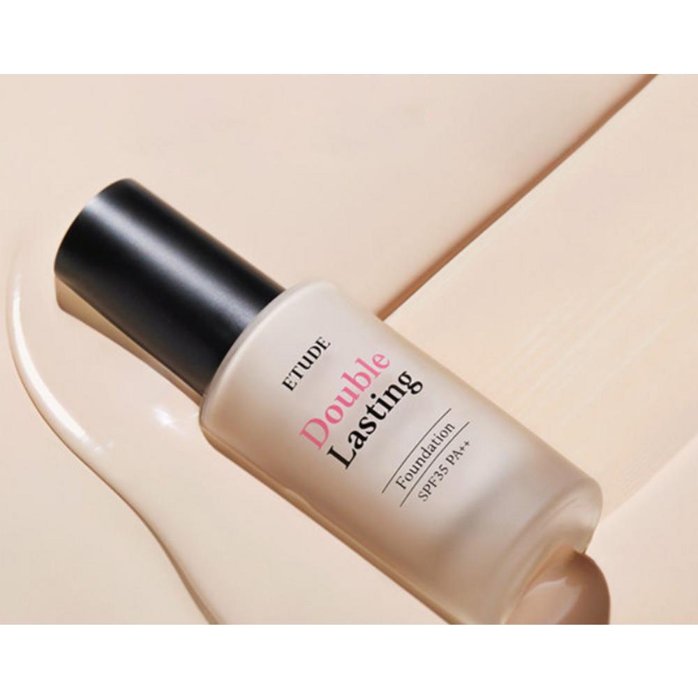 Etude House Double Lasting Liquid Foundation 30g, Light Vanilla, 1 Pack
