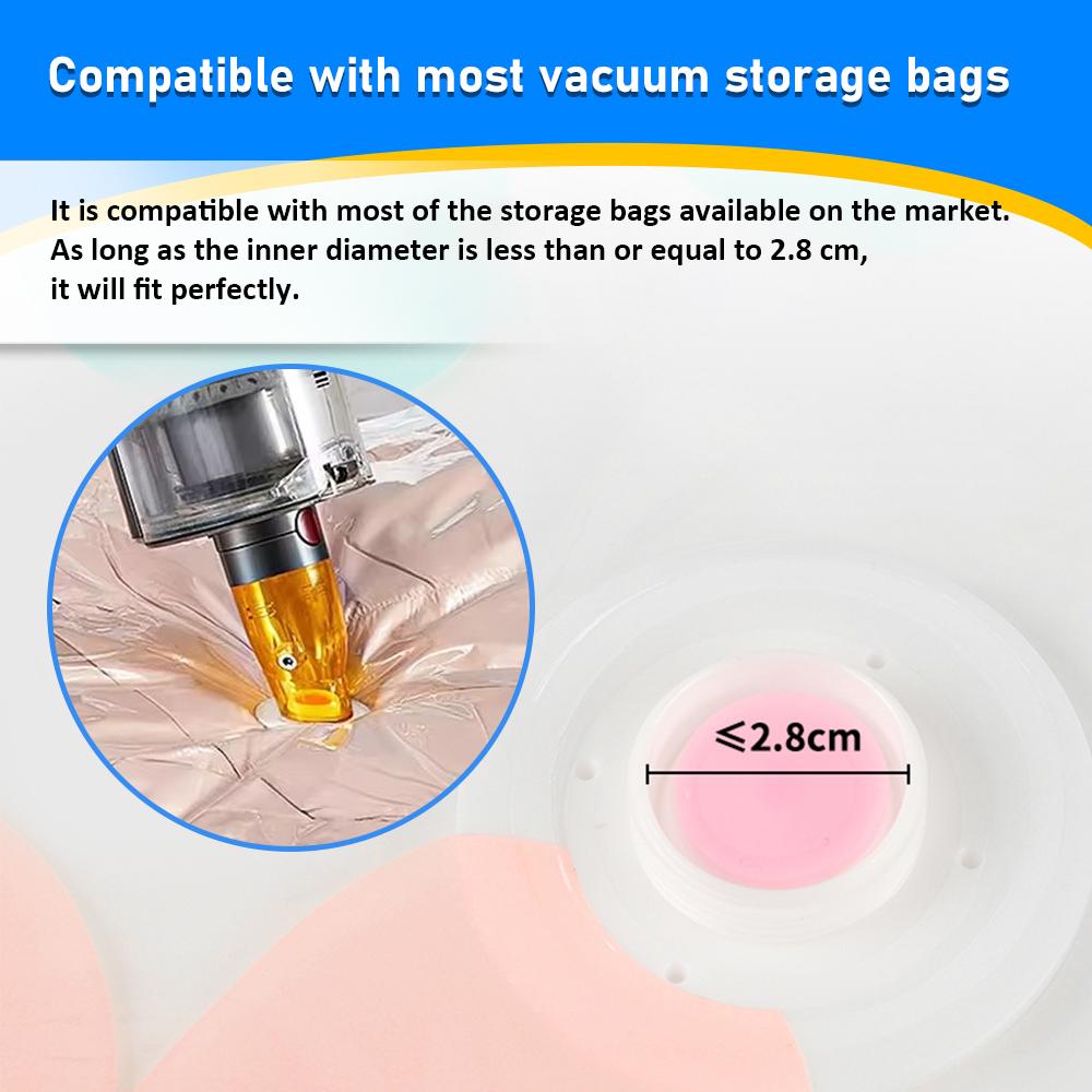 Vacuum Suction Head For Dyson V7 V8 V10 V11 V15 SV10 SV12 SV14 Vacuum Cleaner Use for Suck Out Air From Vacuum Storage Bags Suction Nozzle
